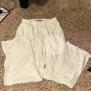 White/oatmeal grey  Lounge Pants Brandy Melville